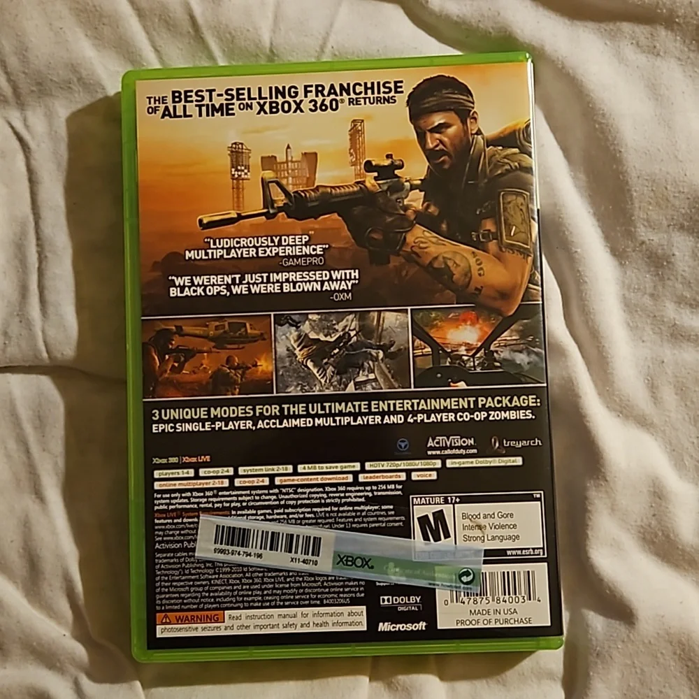1/2 PRICE🔻Xbox Activision Call of Duty Black Ops